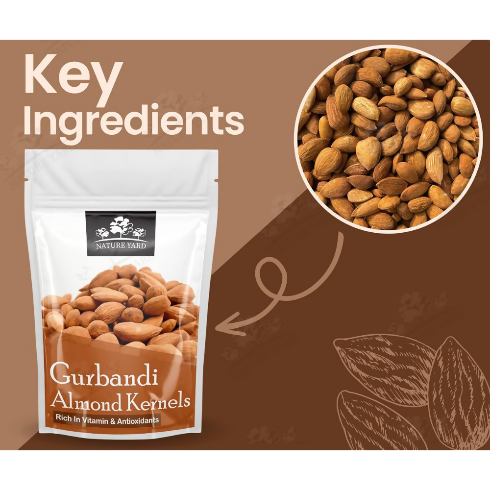 Nature Yard Afghan Gurbandi Almond/Badam | Grocsy
