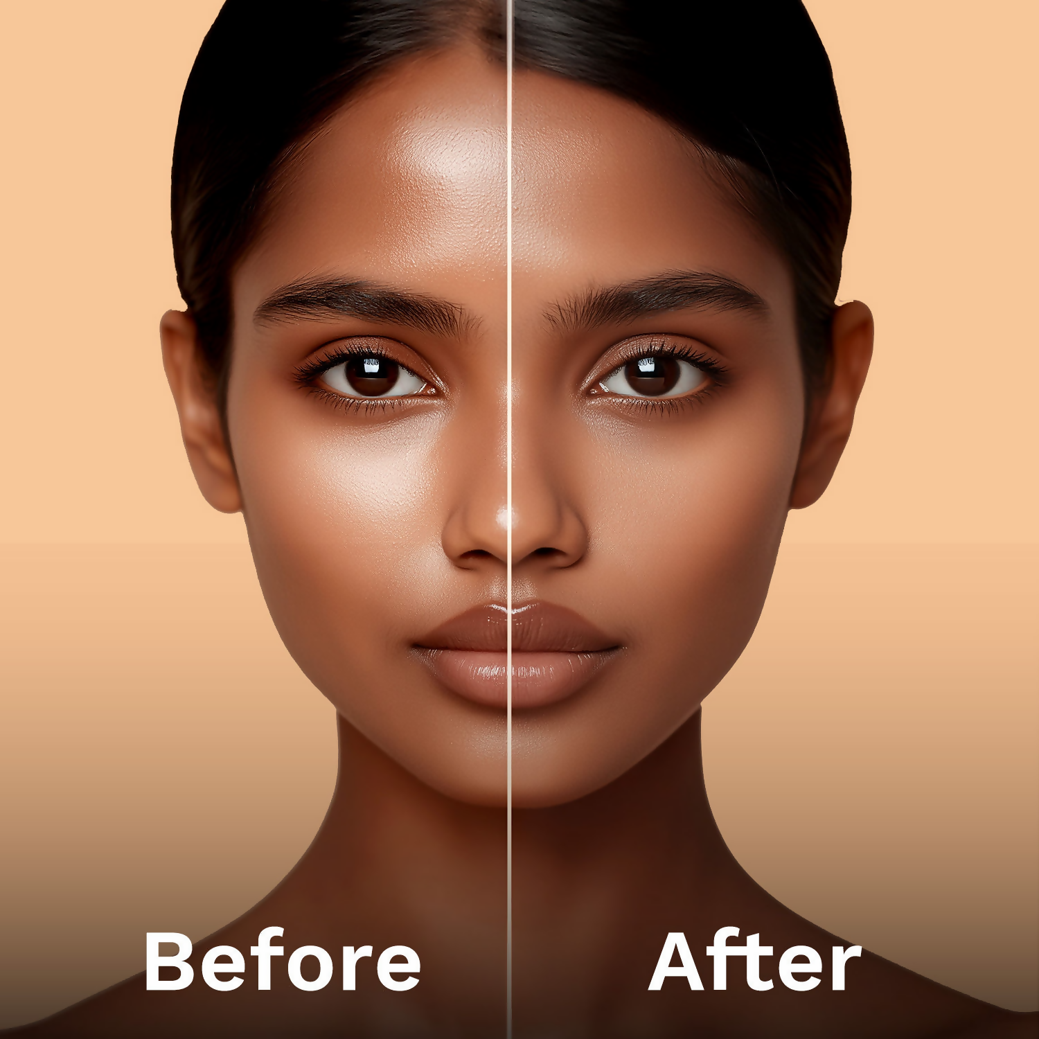 Pilgrim Matte Finish Compact Powder With SPF 25 - Caramel-25 | Grocsy