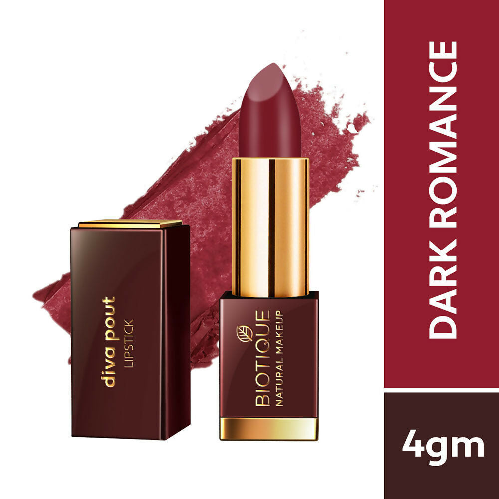 Biotique Diva Pout Lipstick - Dark Romance | Grocsy