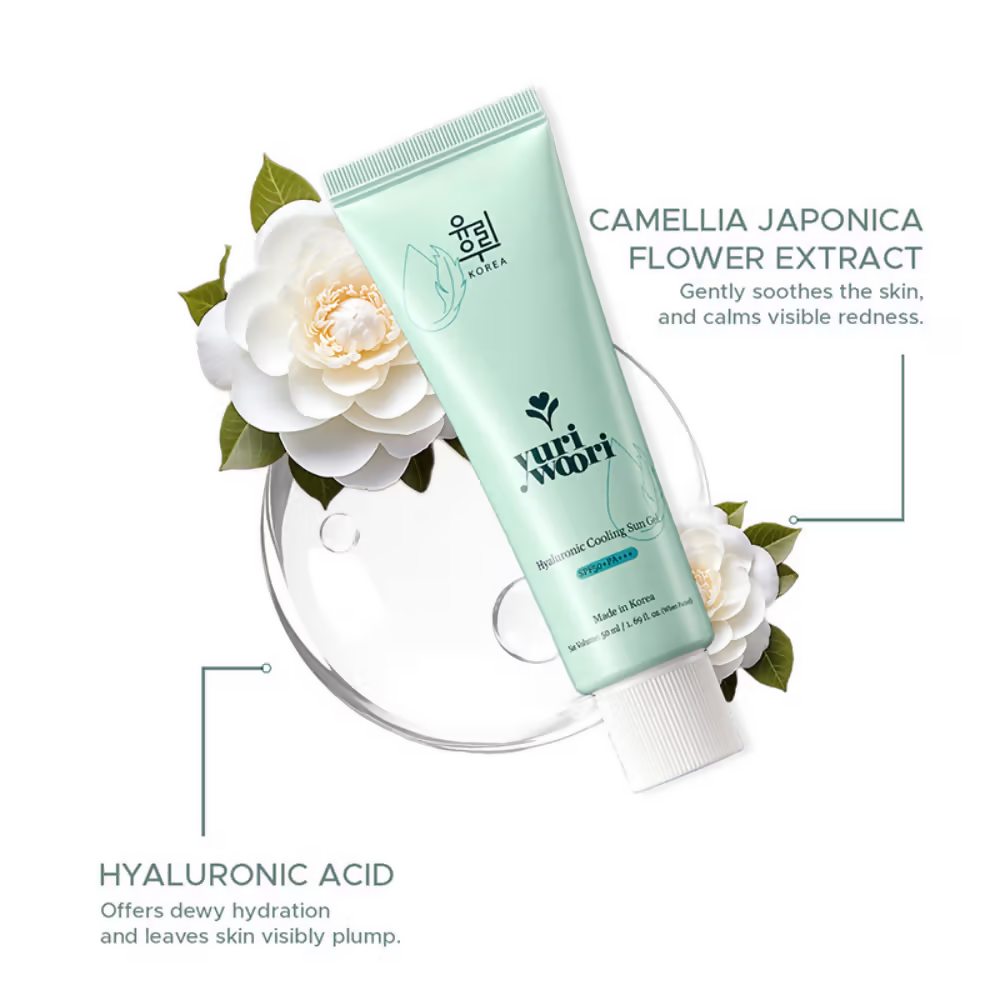 Yuri Woori Hyaluronic Cooling Sun Gel | Grocsy