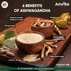 Amrita Ashwagandha Tablets | Grocsy