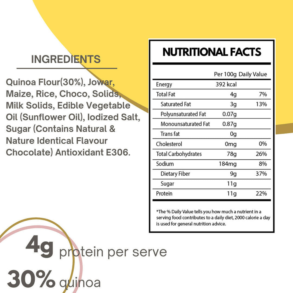 Born Reborn Quinoa Crunchy Choco Triangles | Grocsy