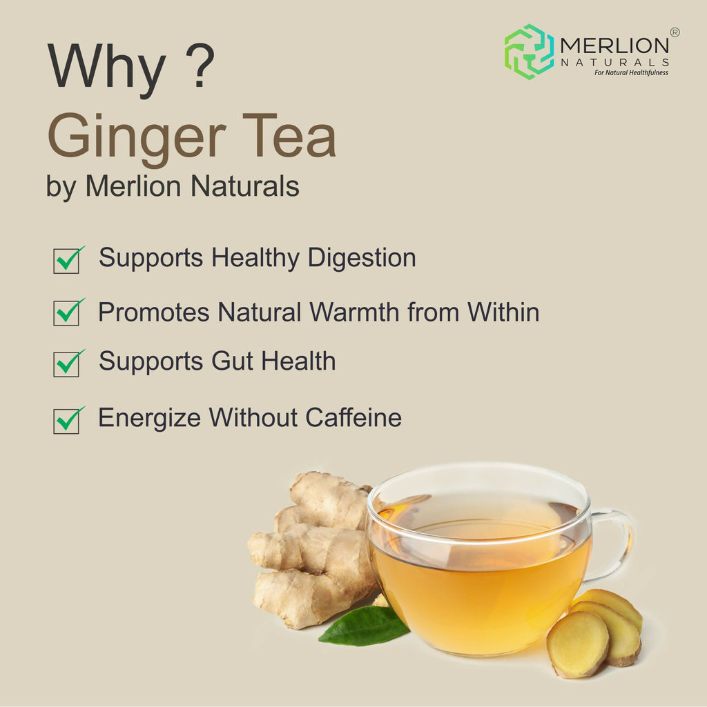 Merlion Naturals Ginger Tea Bags | Grocsy