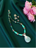 Joban Fashion Women Multi 3 Layer Crystal Necklace | Grocsy