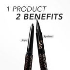 Kay Beauty Intense Black 24H Kajal Eyeliner Duo | Grocsy