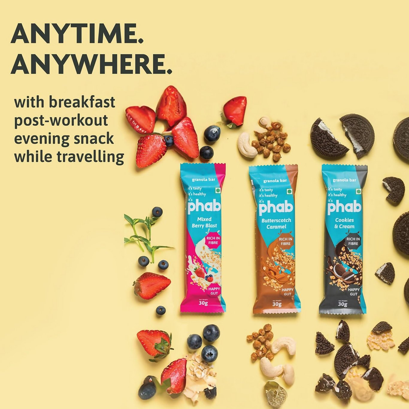 Phab Granola Energy Bars | Grocsy
