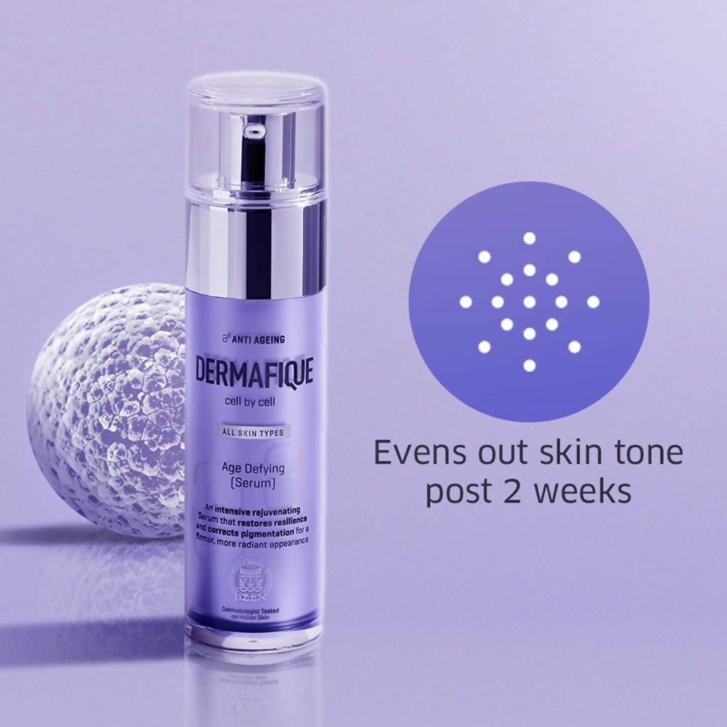 Dermafique Age Defying face serum moisturizer | Grocsy