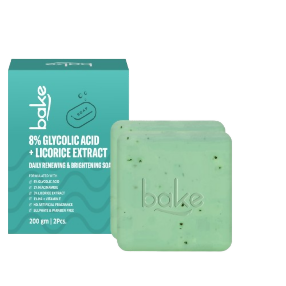 Bake 8% Glycolic Acid Scrub Treatment Soap | Grocsy