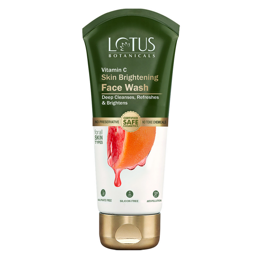 Lotus Botanicals Vitamin C Skin Brightening Face Wash | Grocsy