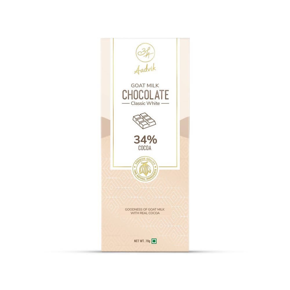 Aadvik Goat Milk Chocolate - Classic White | Grocsy