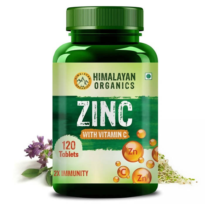 Himalayan Organics Zinc With Vitamin C Tablets | Grocsy