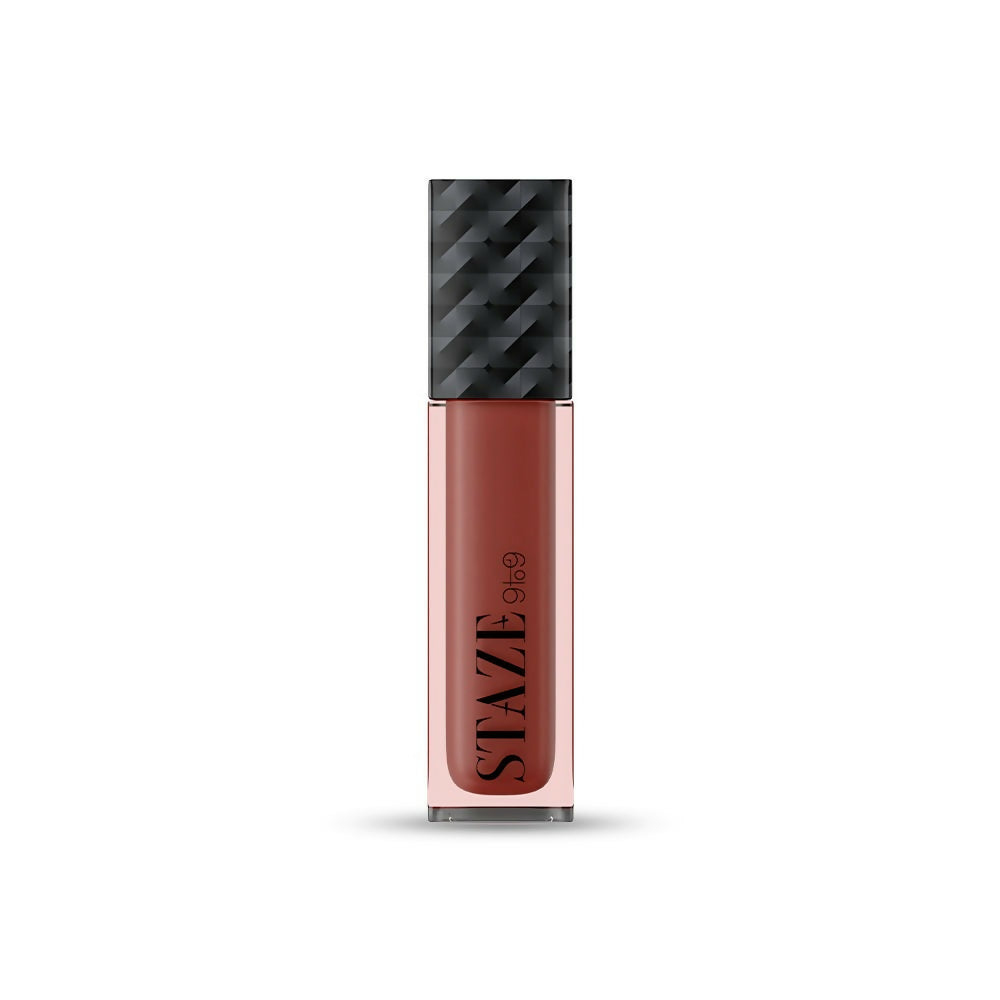 Staze 9to9 Lips Don't Lie Matte + Transferproof Liquid Lipstick - 05 Cocoa Crush | Grocsy