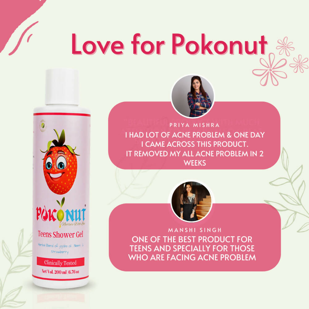 Pokonut Herbal Teen Shower Gel | Grocsy