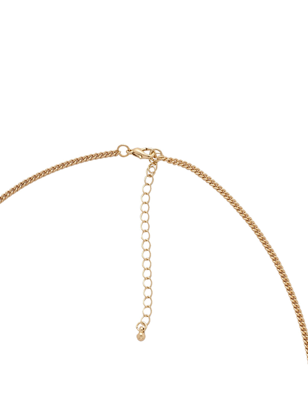 Gold-Polished Alloy Shell And Brass Leaf Statement Necklace - The Pari | Grocsy