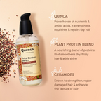 Quench Frizz Control Hair Serum with Quinoa & Ceramides | Grocsy