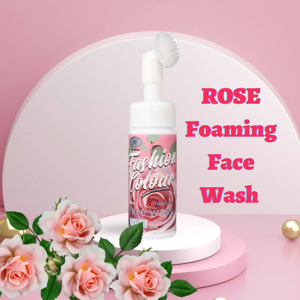 Fashion Colour Rose Foaming Face Wash | Grocsy