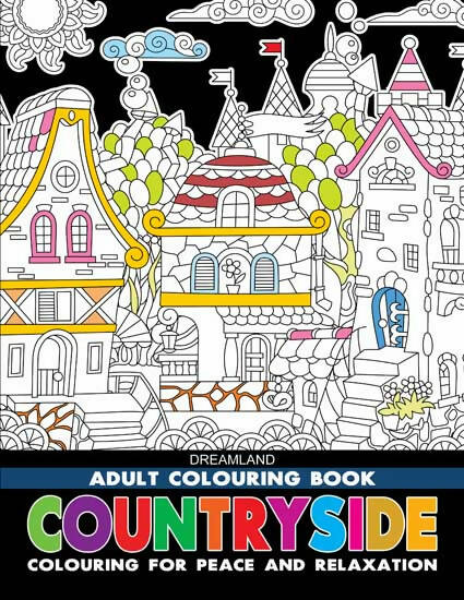 Dreamland Countryside- Colouring Book for Adults | Grocsy