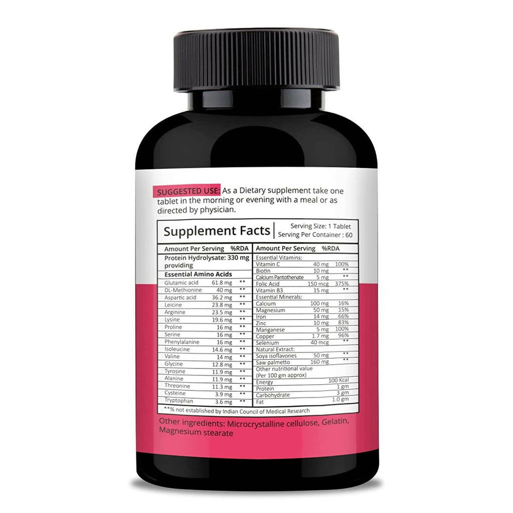 Nutracology Hair Skin & Nails For Hair Growth, Glowing Skin & Strong Nails Tablets | Grocsy