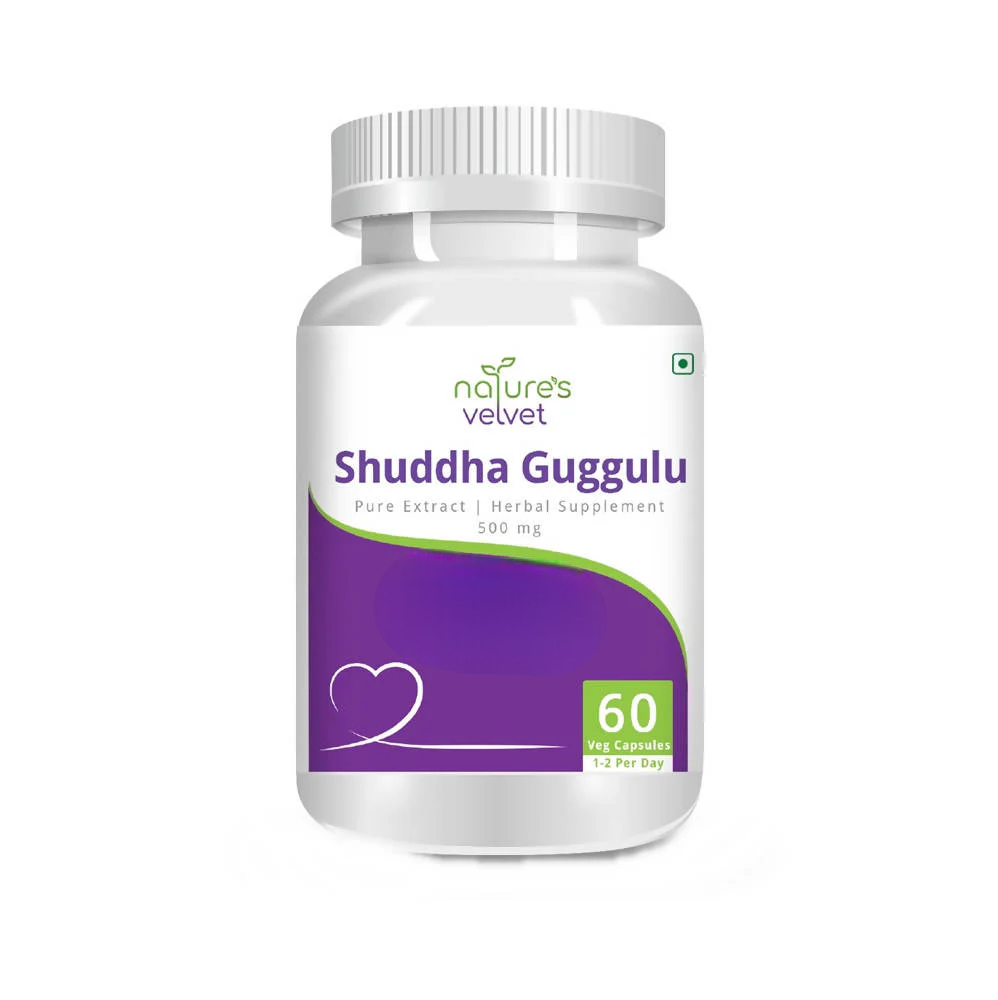 Nature's Velvet Shuddha Guggulu Capsules | Grocsy