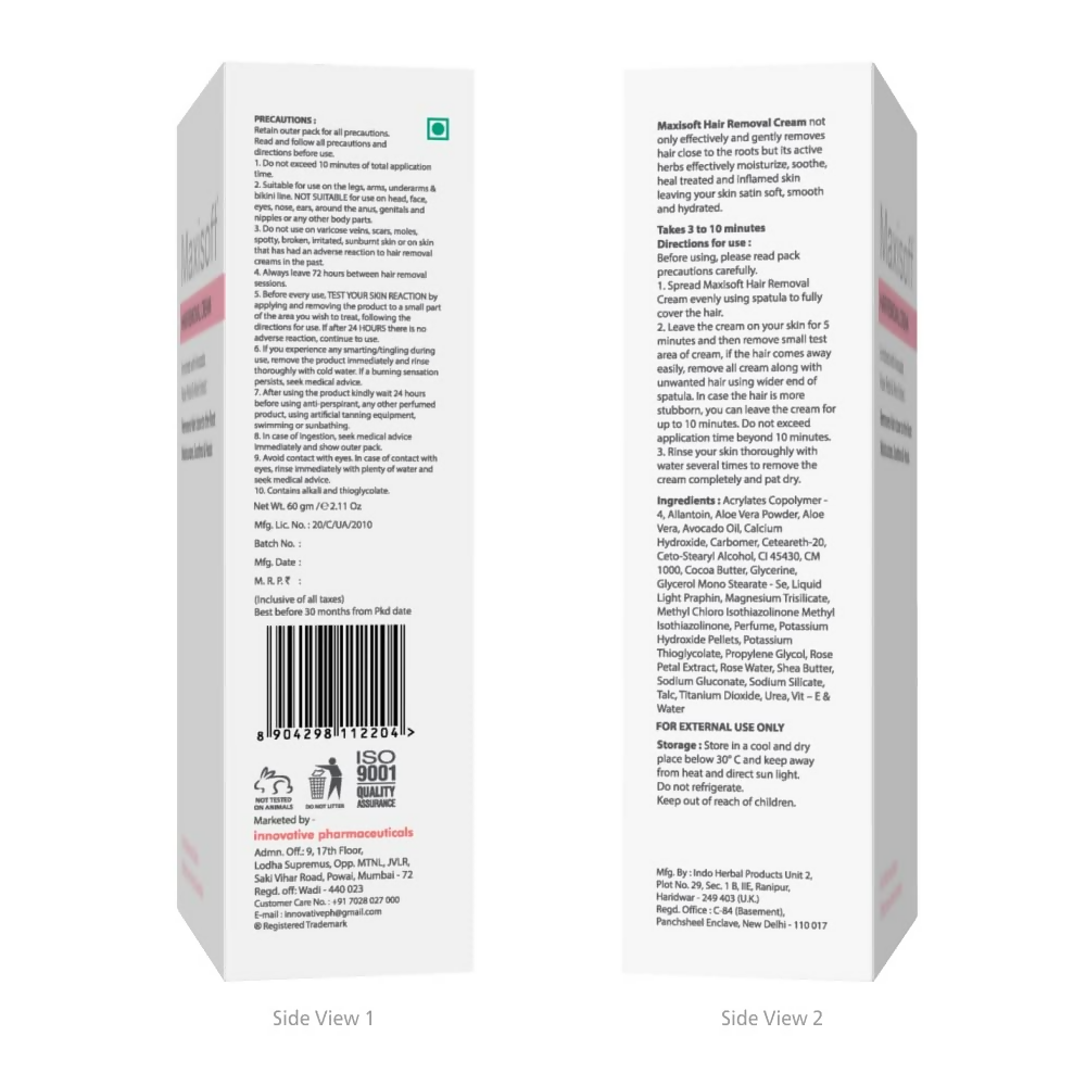 Maxisoft Hair Removal Cream | Grocsy