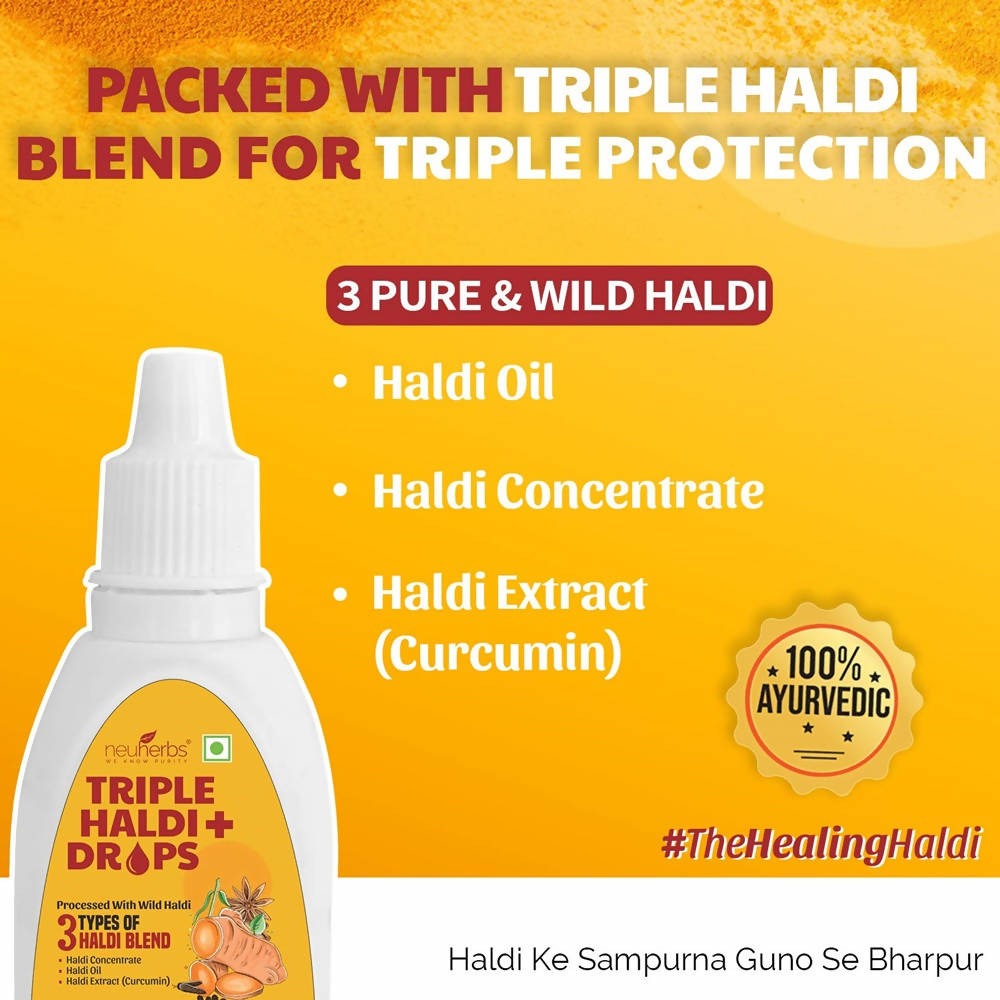 Neuherbs Triple Haldi Plus Drops | Grocsy
