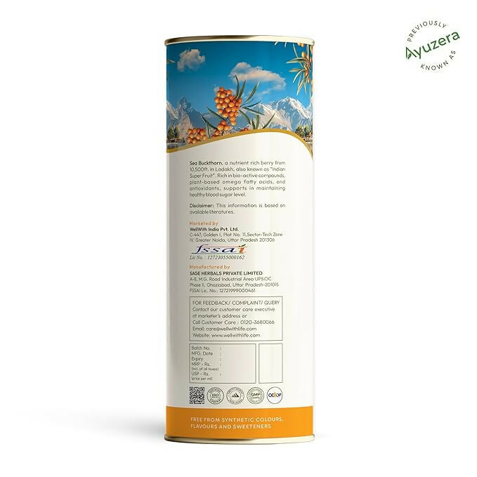 Wellwith Himalayan Sea Buckthorn Pulp | Grocsy