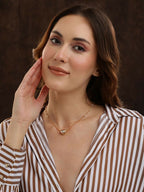 Gold Plated Kundan Necklace - Ruby Raang | Grocsy