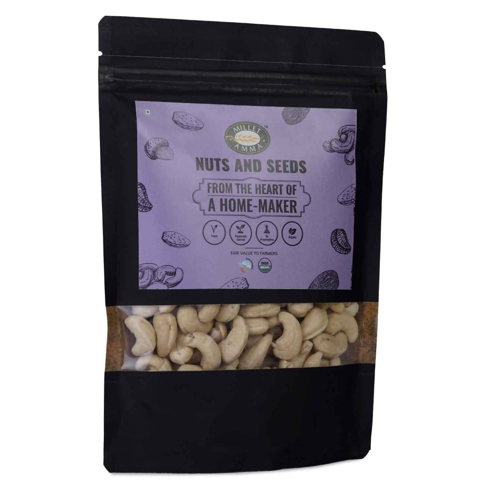 Millet Amma Organic Cashew Nuts | Grocsy