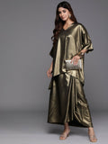 Ahalyaa Women's Traditional Wear Co-ods - Antiqe Gold | Grocsy