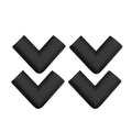 Safe-O-Kid Set of 8 Corner U Shaped Corner Guards for Kids safety- Black-Large | Grocsy