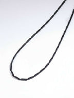 NVR Men's Black Toned Silver plated chain | Grocsy