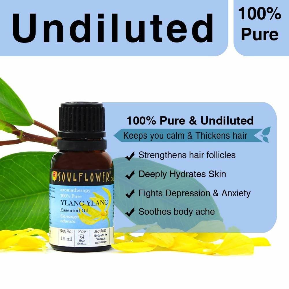 Soulflower Ylang Ylang Essential Oil | Grocsy