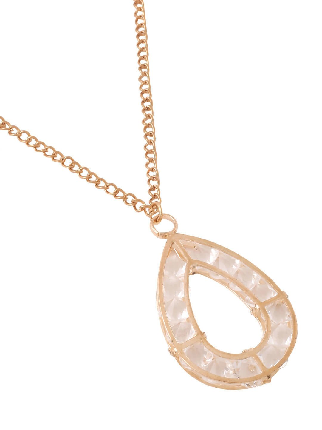 NVR Women Gold-Polished Oxidised Bohemian Necklace | Grocsy