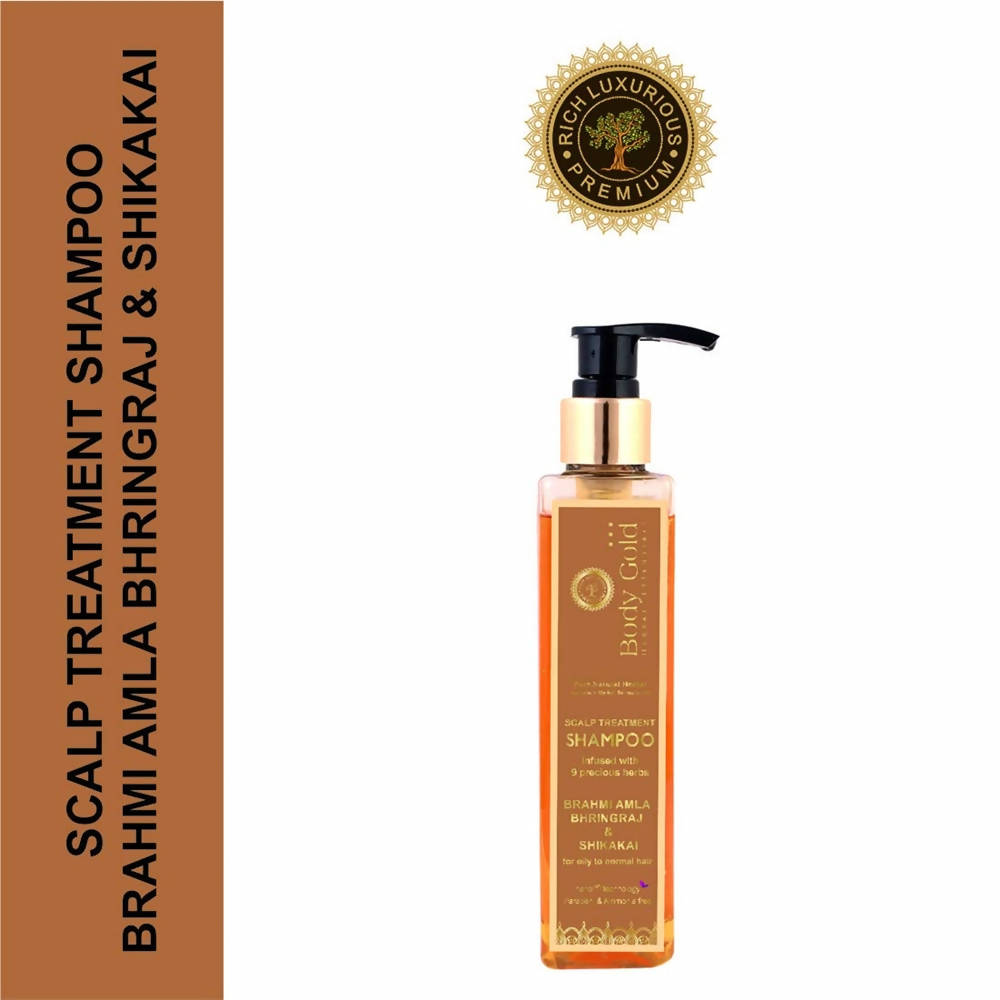 Body Gold Brahmi Amla Shampoo For Oily & Normal Hair | Grocsy