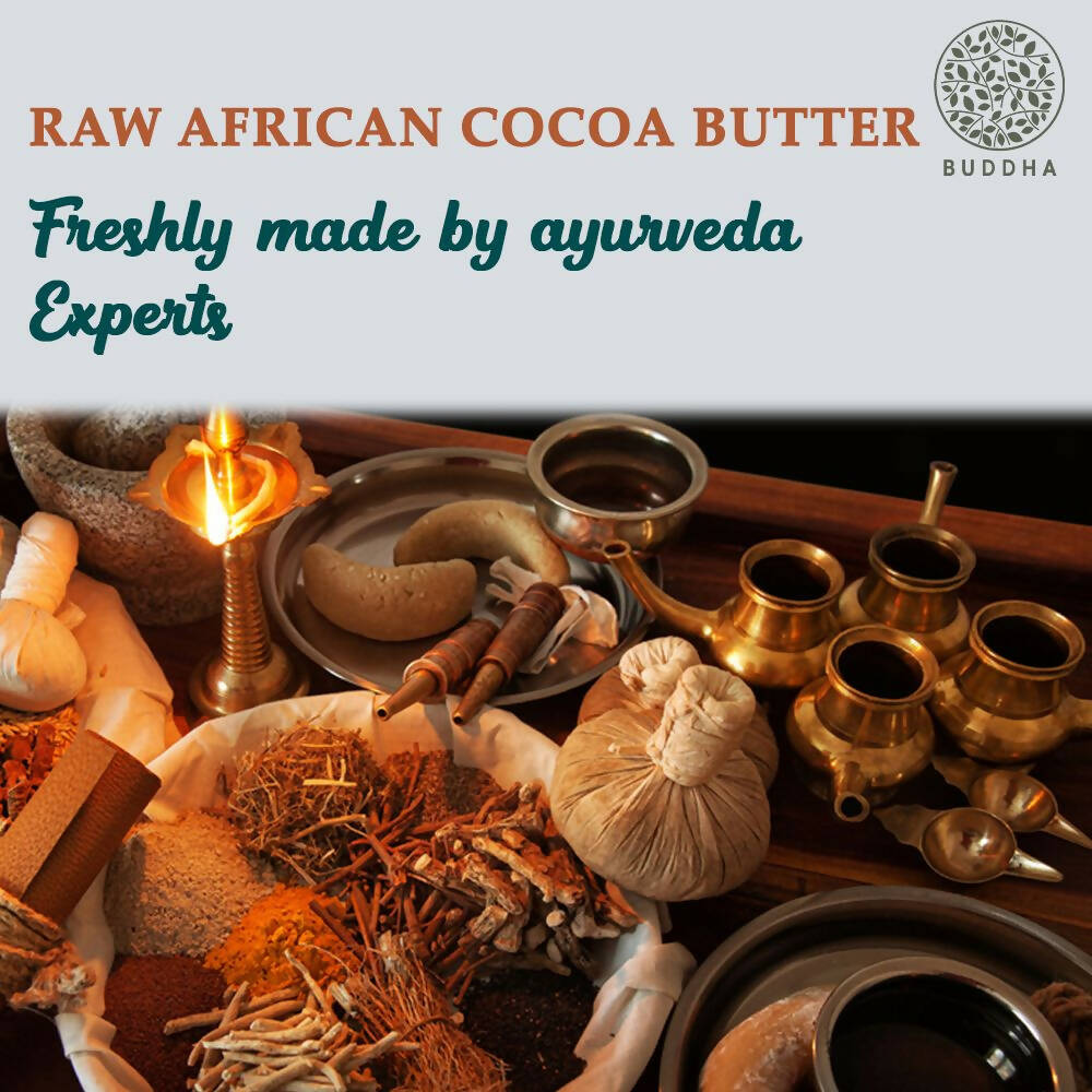 Buddha Natural Cocoa Butter Unrefined - o Help protect the skin, moisturized & hydrated Skin | Grocsy