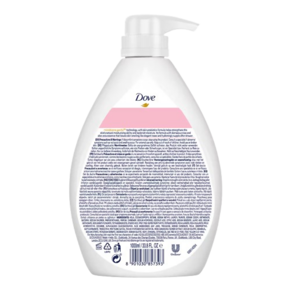 Dove Body Wash- Soothing Rose & Aloe Vera Body | Grocsy