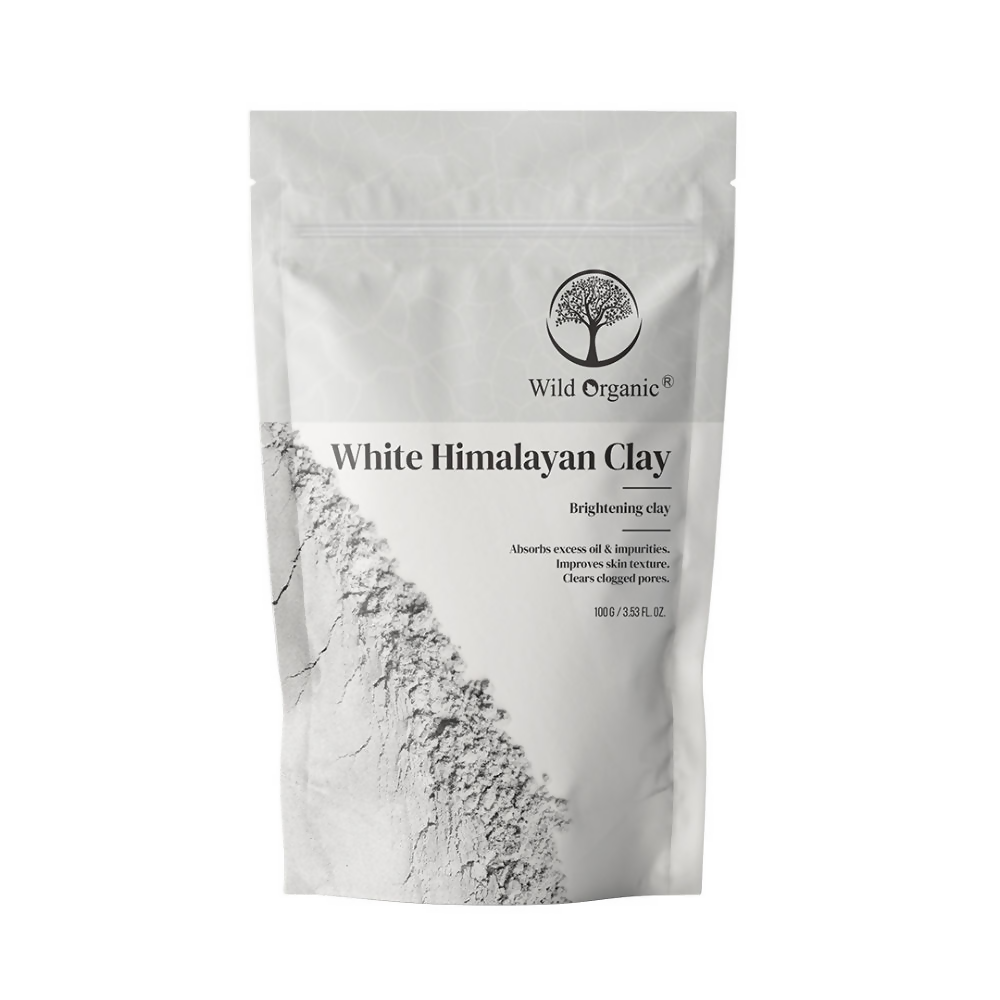 Wild Organic White Himalayan Brightening Clay Powder | Grocsy