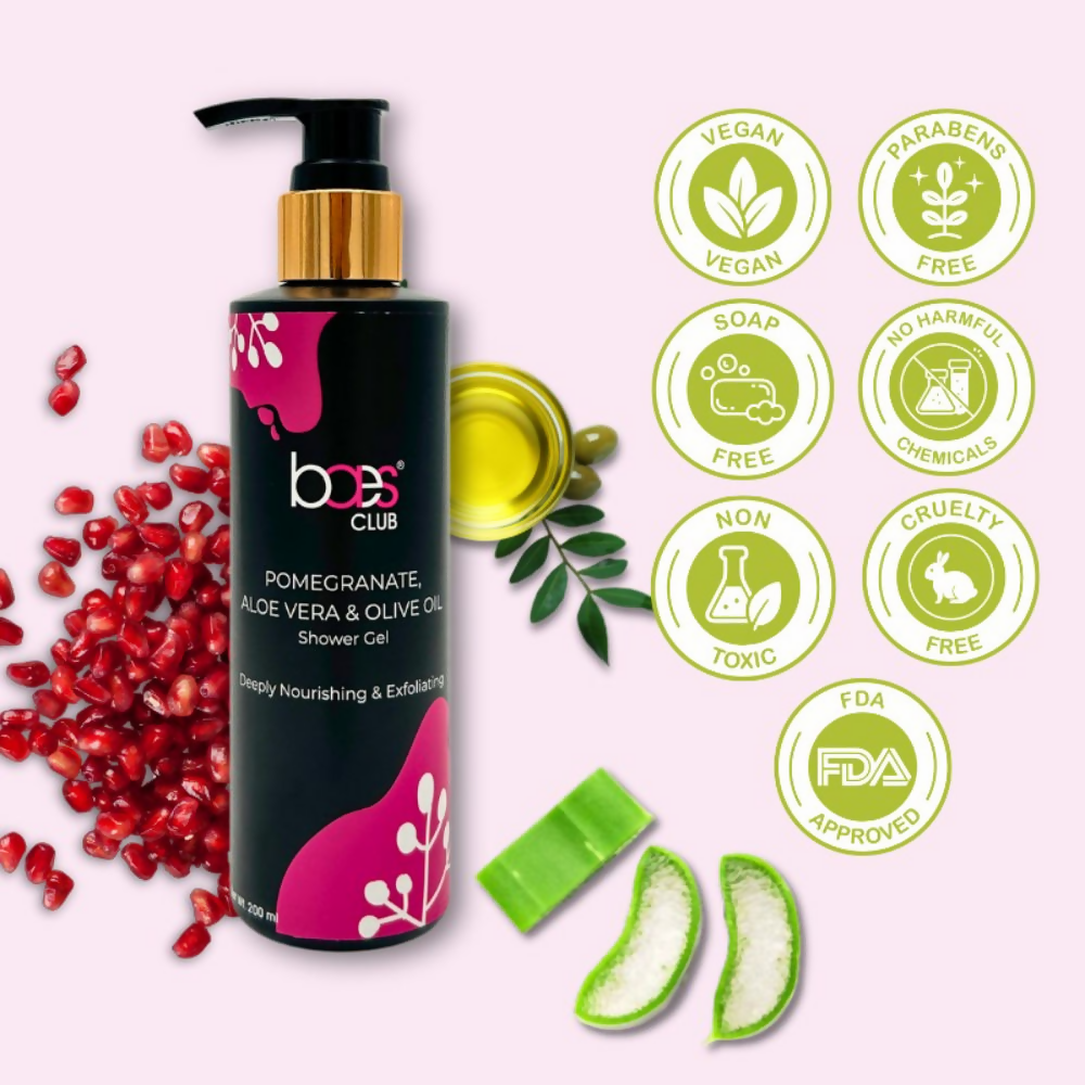 Baes Club Deeply Nourishing & Exfoliating Shower Gel | Grocsy