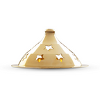 Borosil Akhand Diya (Large, Brass) | Grocsy