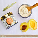 Just Herbs Apricot Sparkle Invigorating Skin Radiance Scrub | Grocsy
