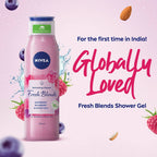 Nivea Fresh Blends Raspberry Body Wash | Grocsy
