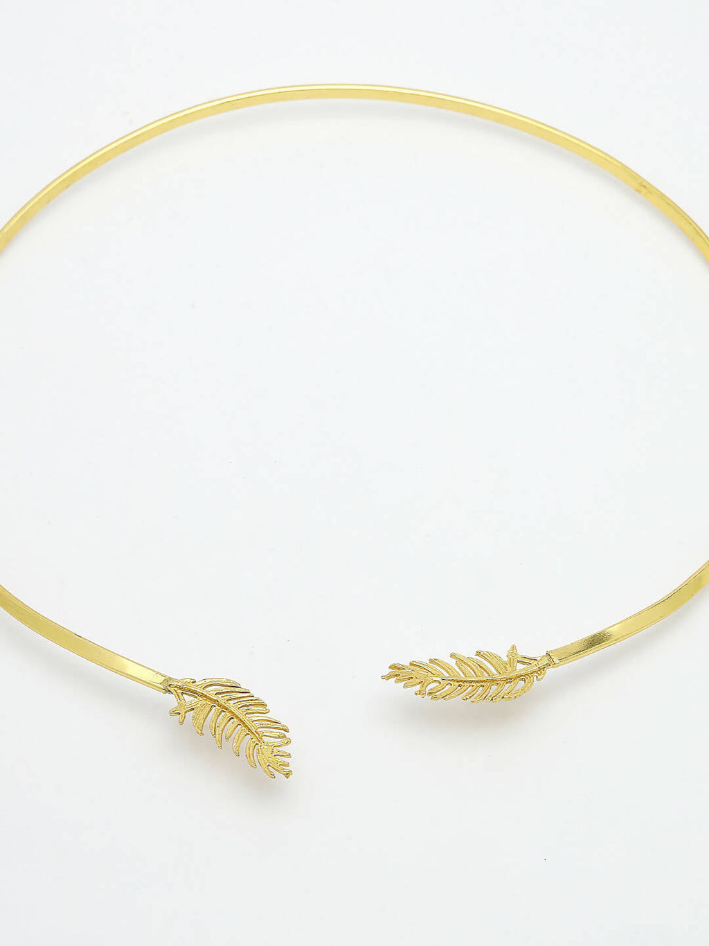 NVR Women Gold-Polished Circular Choker Necklace | Grocsy