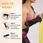 Orth-rem Adjustable Wrist & Forearm Brace with Removable Splint | Grocsy