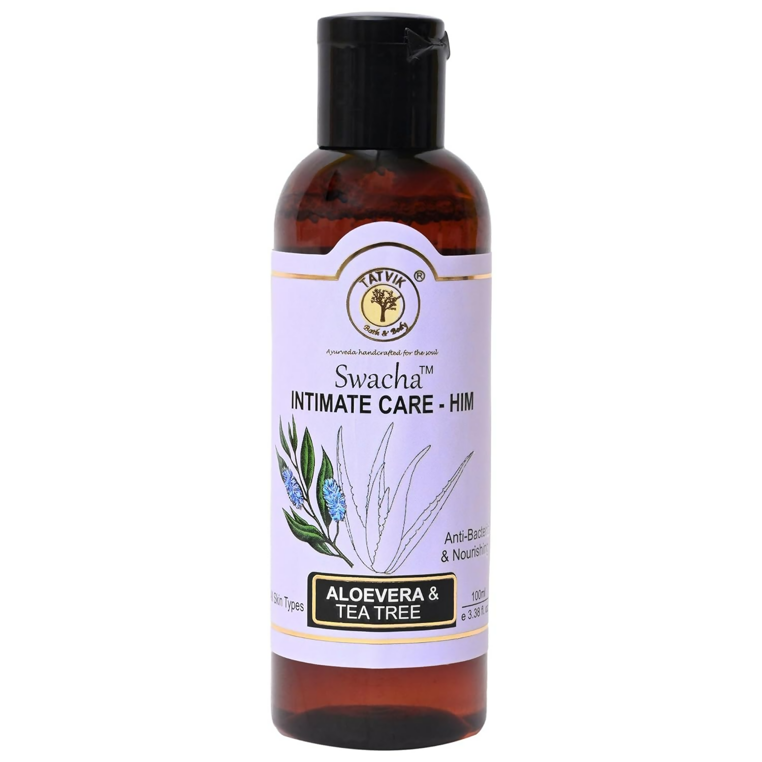 Tatvik Ayurveda Swacha Intimate Care Him (Aloevera & Tea Tree) | Grocsy