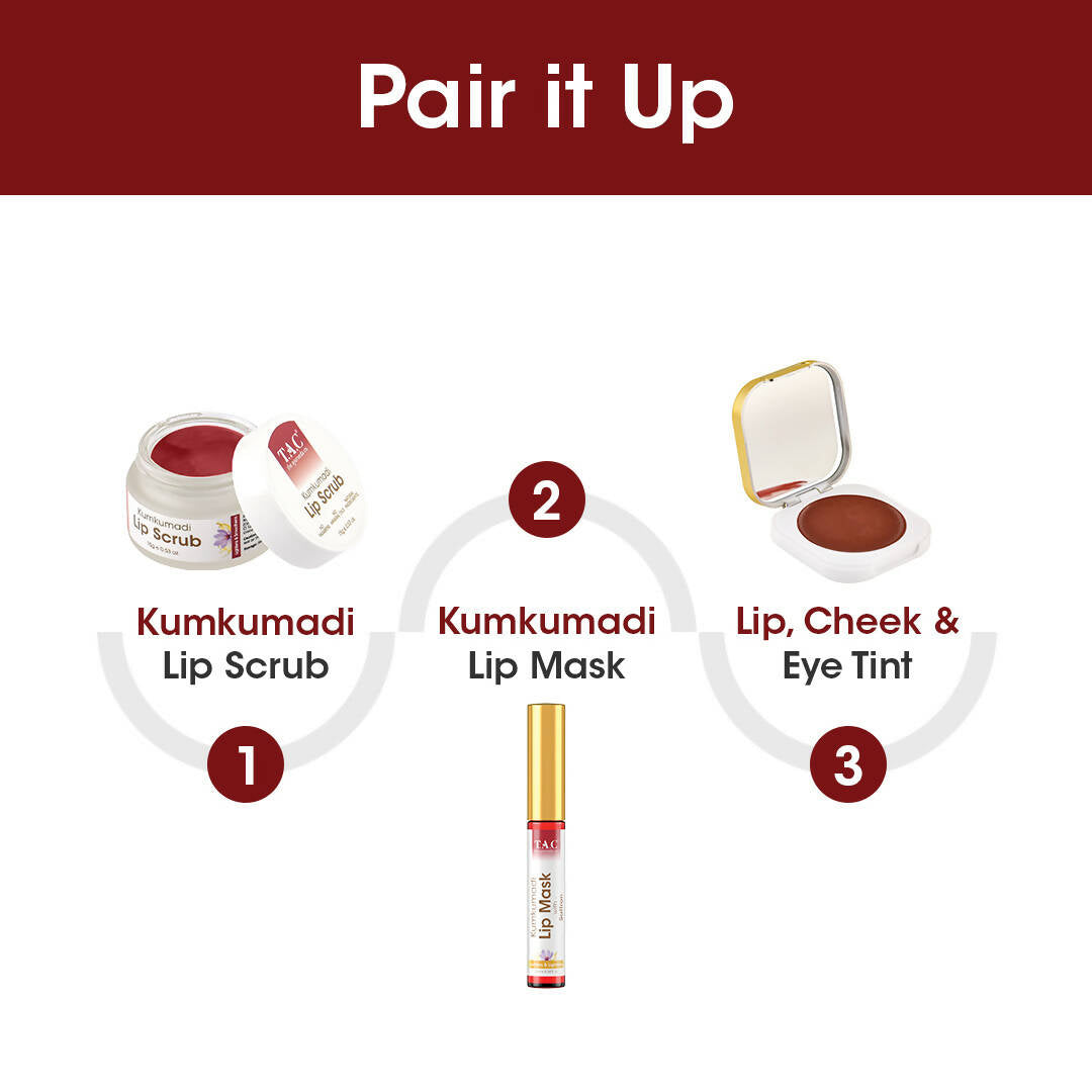 TAC - The Ayurveda Co. Kumkumadi Lip Scrub | Grocsy