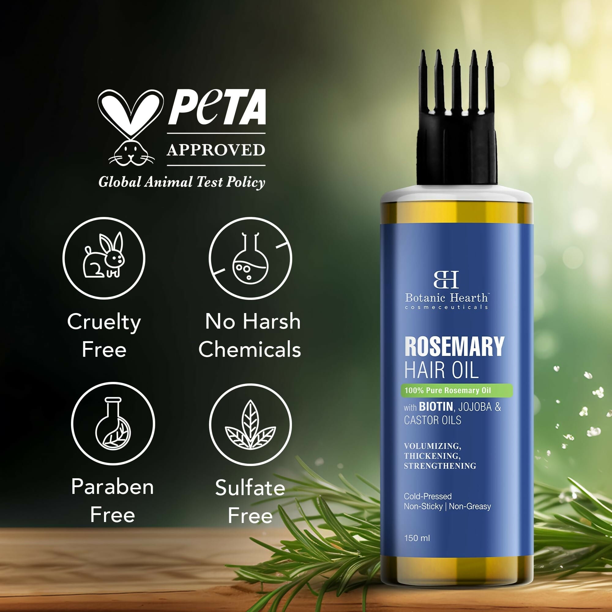 Botanic Hearth 100% Pure Rosemary Oil for Hair Growth | Grocsy