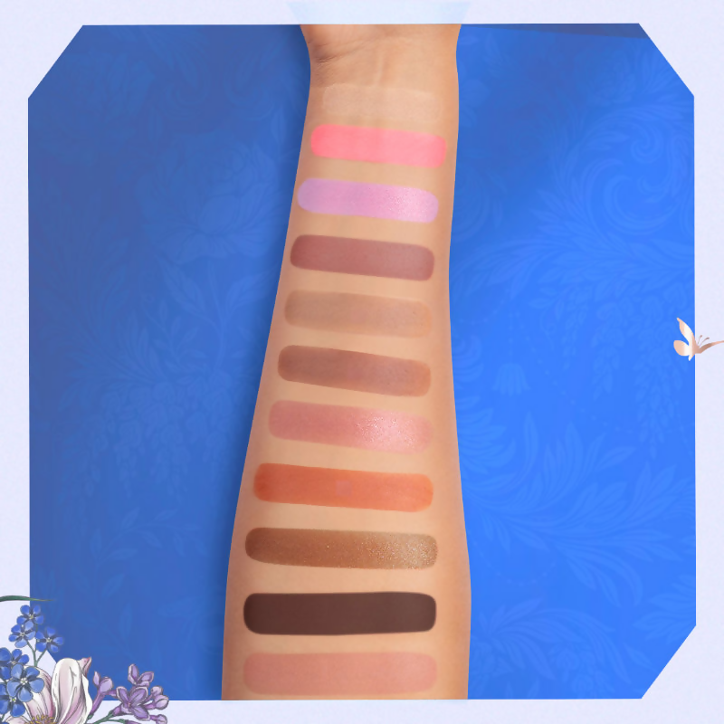 Nykaa Cosmetics X Bridgerton Face & Eye Multi-Texture Eyeshadow Blush & Contour Palette | Grocsy