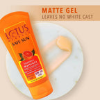 Lotus Herbals Safe Sun Vitamin C Matte Gel Daily Sunscreen SPF 50 PA+++ | Grocsy