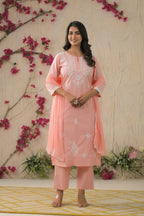 Ethnic Festive Wear Cotton Violate Stitched Suit With Dupatta - Tanisha | Grocsy