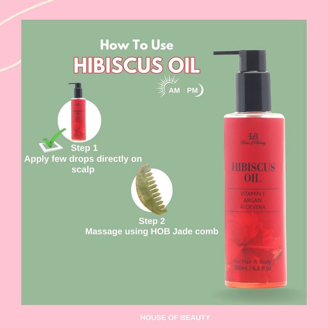 House of Beauty Hibiscus Oil | Grocsy